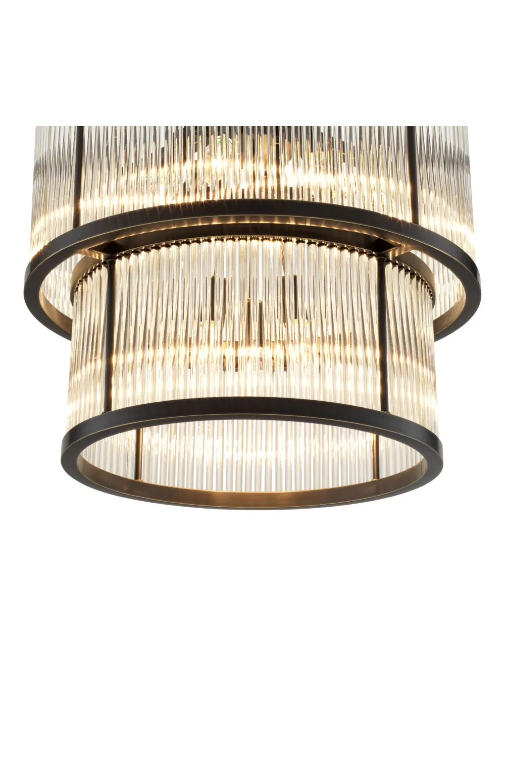 2 Tier Glass Chandelier | Eichholtz Pasadena