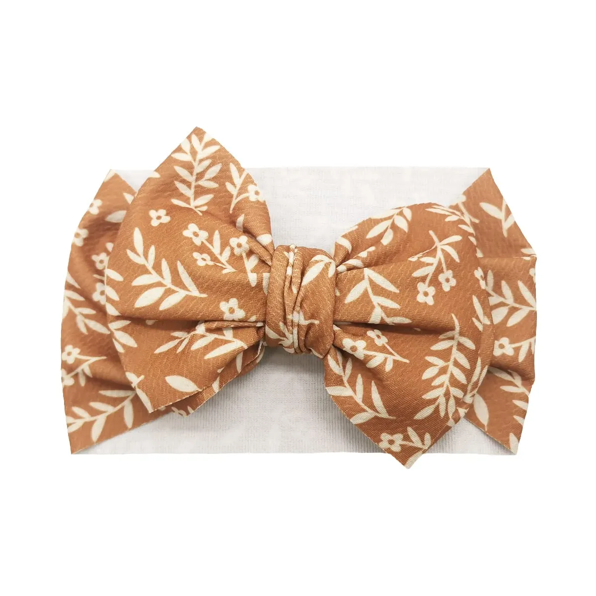 Baby Girl Bow Headbands Newborn Hairband Baby Turban Knotted Elastic Headwrap for Toddler Hair Accessories