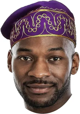Dupsie's Adebo African Kufi Hat with Embroidery