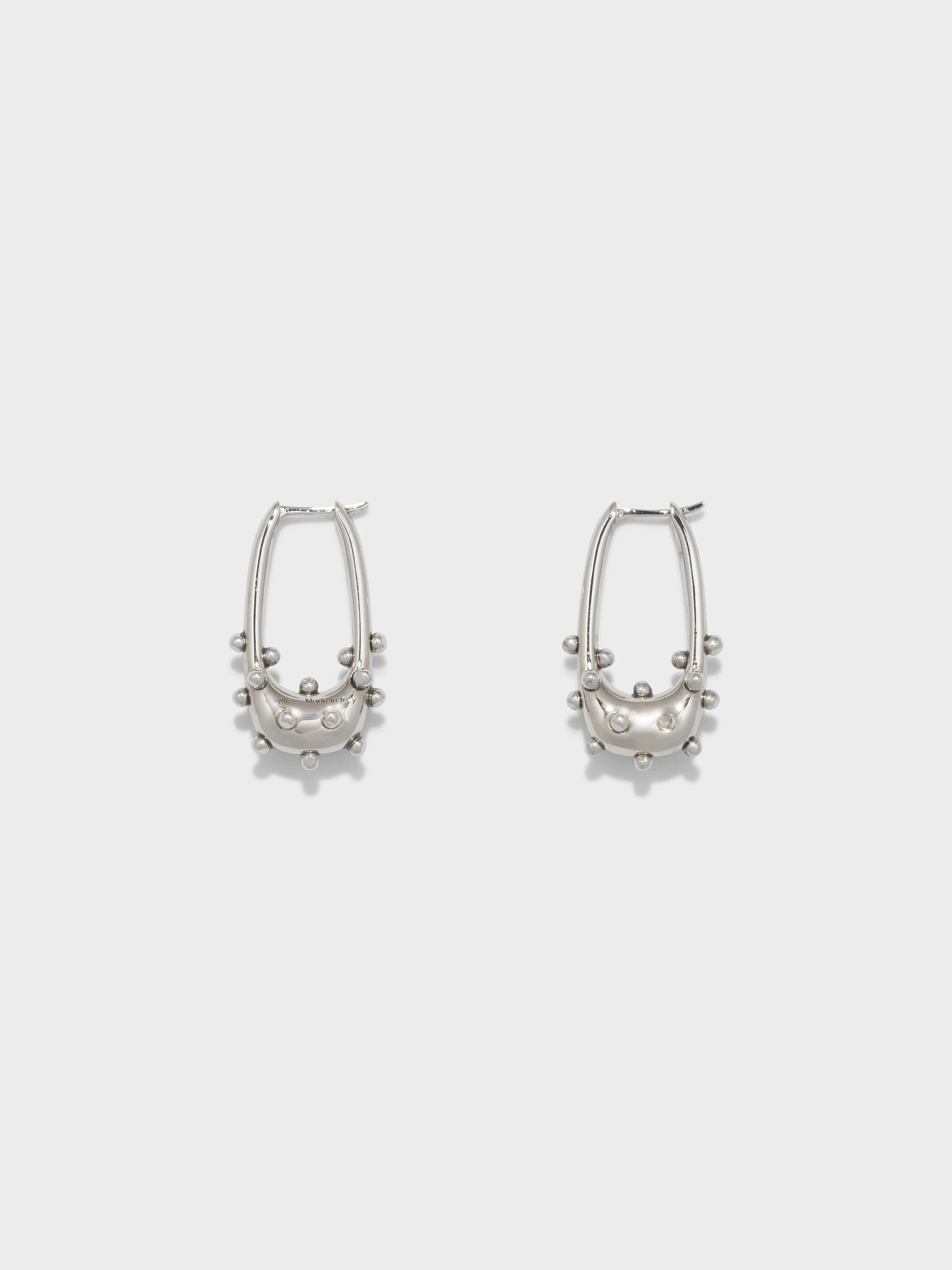 Elias Palladium-Plated Hoop Earrings
