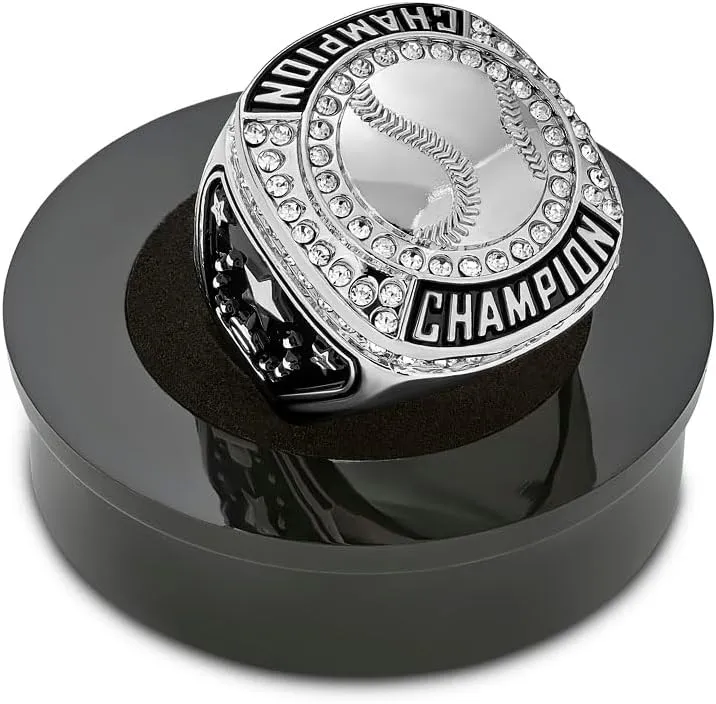 Express Medals 1 to 12 Packs of Baseball Champion Trophy Rings - S
