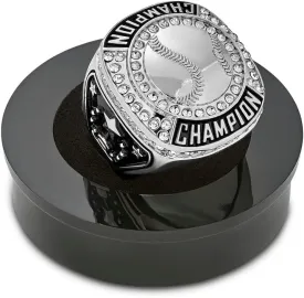 Express Medals 1 to 12 Packs of Baseball Champion Trophy Rings - S