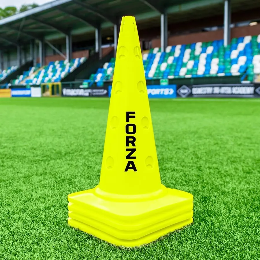 FORZA 20in Training Cones | Adjustable Hurdle System for Customizable Drills | Available in 4 Fluorescent Colors
