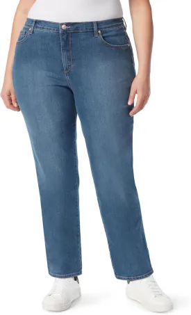 Gloria Vanderbilt Women's Amanda Classic High Rise Tapered Jean Plus Size