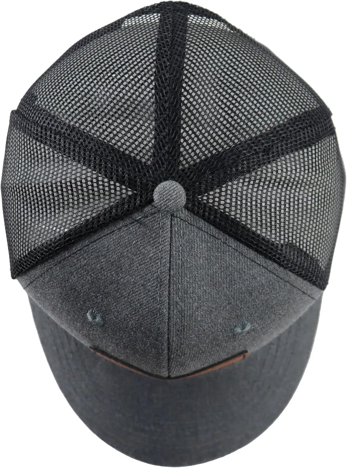 Limited Edition Papa Trucker Hat for Men, Vintage Cotton Leather Patch Dad Baseball Cap