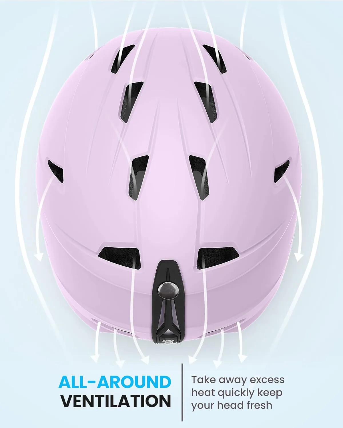 OutdoorMaster Anoa Kids Ski Helmet and Goggles Set - Snowboard Helmet with Ski Goggles - Durable PC Shell, Shock-Absorbing EPS Core & Adjustable Fit - Certified Snow Helmets for Boys, Girls & Youth