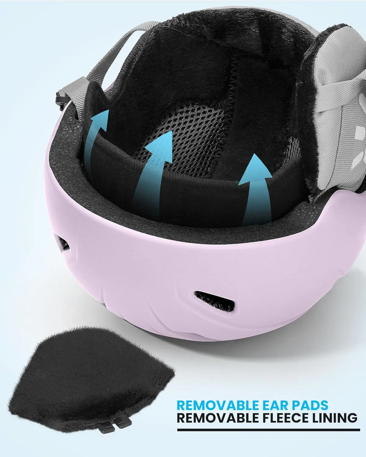 OutdoorMaster Anoa Kids Ski Helmet and Goggles Set - Snowboard Helmet with Ski Goggles - Durable PC Shell, Shock-Absorbing EPS Core & Adjustable Fit - Certified Snow Helmets for Boys, Girls & Youth