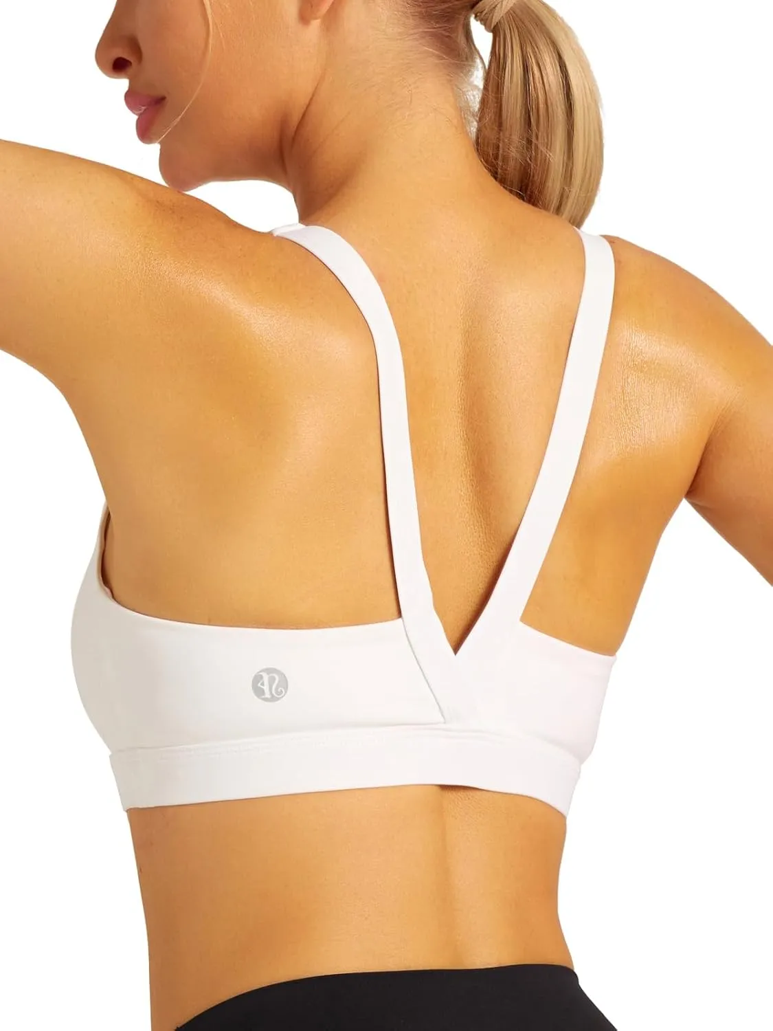 RUNNING GIRL Sports Bras for Women High Support,Molded Cup High Impact Sports Bra Criss Cross Strappy Workout Yoga Bra