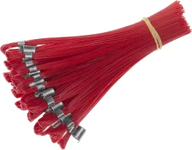 Stake Chaser Ground Marking Whiskers Red 6 Inch 25-Count (Flags only, no Nails) for Survey, Landscape Design, Construction Markers, Property Line Markers, Trail Markers