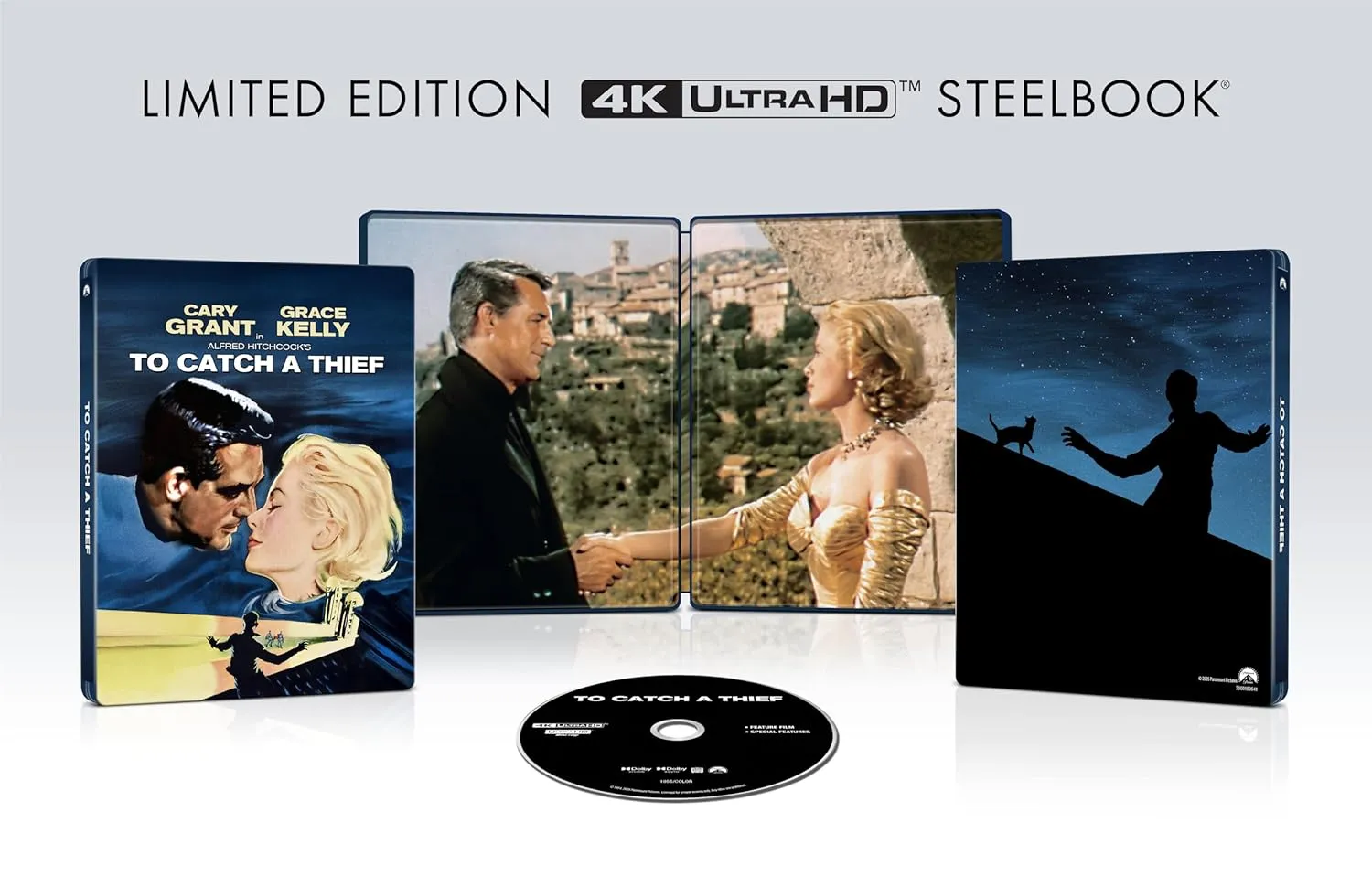To Catch A Thief [4K UHD Steelbook   Digital]